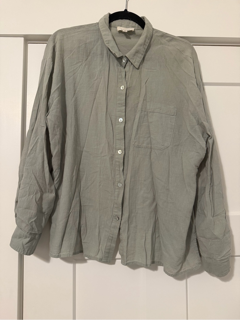bohme Sage Green Button-Down Shirt